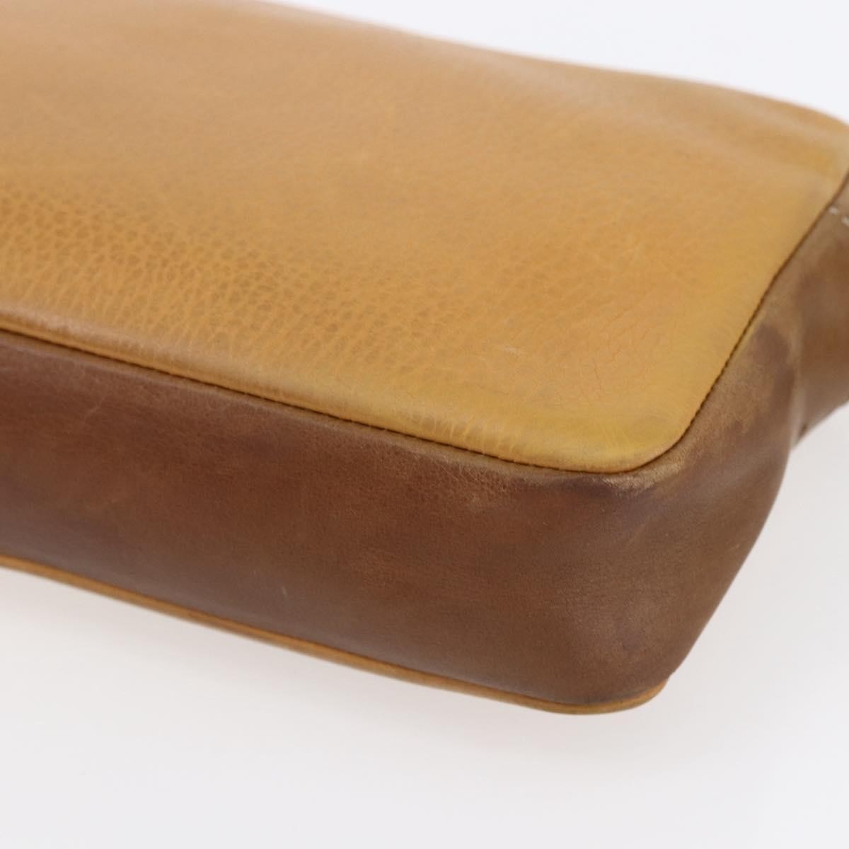 Loewe Anagram Clutch Bag Leather, BEIGE, LEATHER, Clutche & pouche