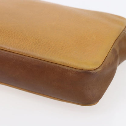Loewe Anagram Clutch Bag Leather, BEIGE, LEATHER, Clutche & pouche