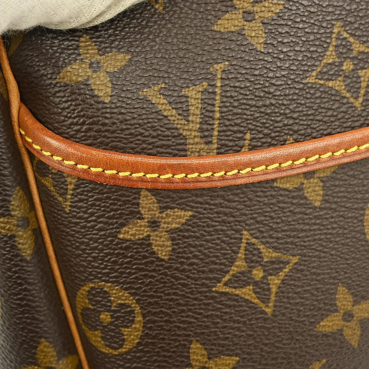 Louis Vuitton Deauville Handbag Monogram Canvas, BROWN, CANVAS, Handbag