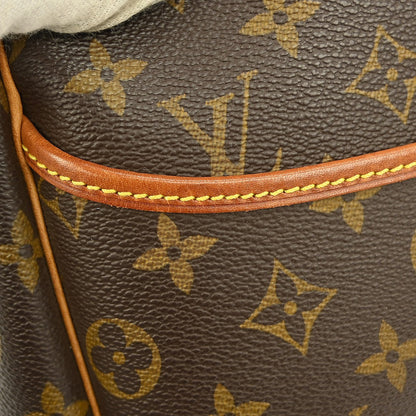 Louis Vuitton Deauville Handbag Monogram Canvas, BROWN, CANVAS, Handbag