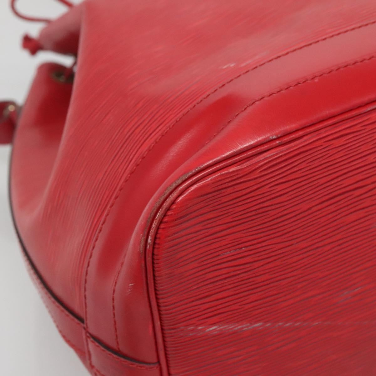 Louis Vuitton Noe Handbag Epi leather, RED, LEATHER, Handbag