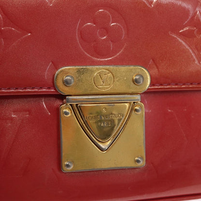 Louis Vuitton Malibu Street Handbag Monogram Vernis, RED, PATENT_LEATHER, Shoulder bag