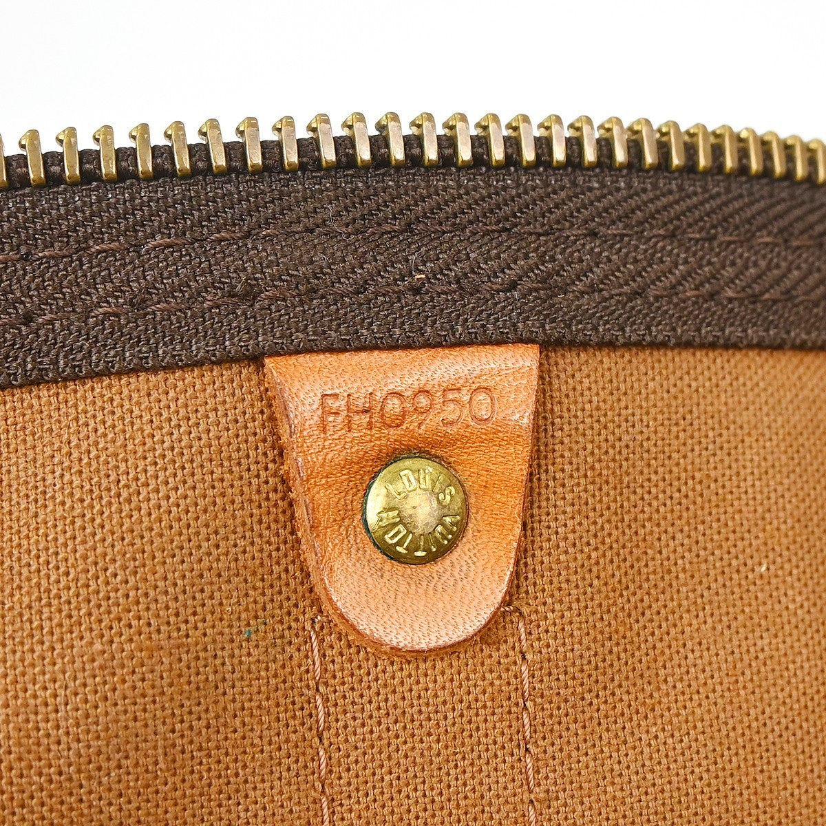 Louis Vuitton Keepall Bag Monogram Canvas, Brown, Canvas, Travel Bag