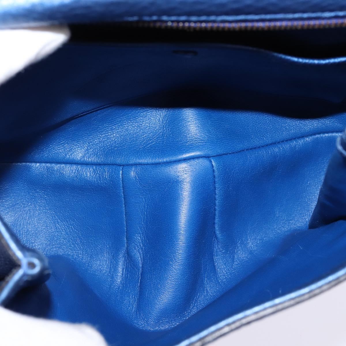 Gucci Nouveau Fringe Crossbody Bag Leather, BLUE, LEATHER, Shoulder bag