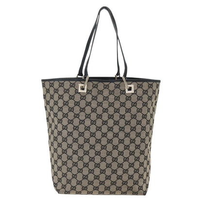 Gucci Vintage Bucket Shopping Tote GG Canvas, BEIGE, CANVAS, Tote bag