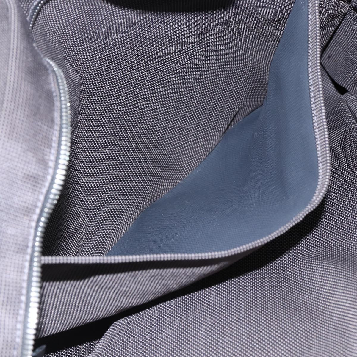 Hermes Fourre-tout Herline Canvas, GRAY, CANVAS, Tote bag