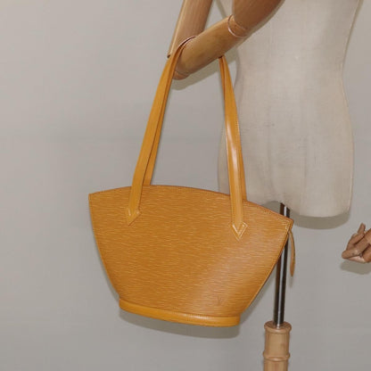 Louis Vuitton Saint Jacques Handbag Epi Leather, YELLOW, LEATHER, Handbag