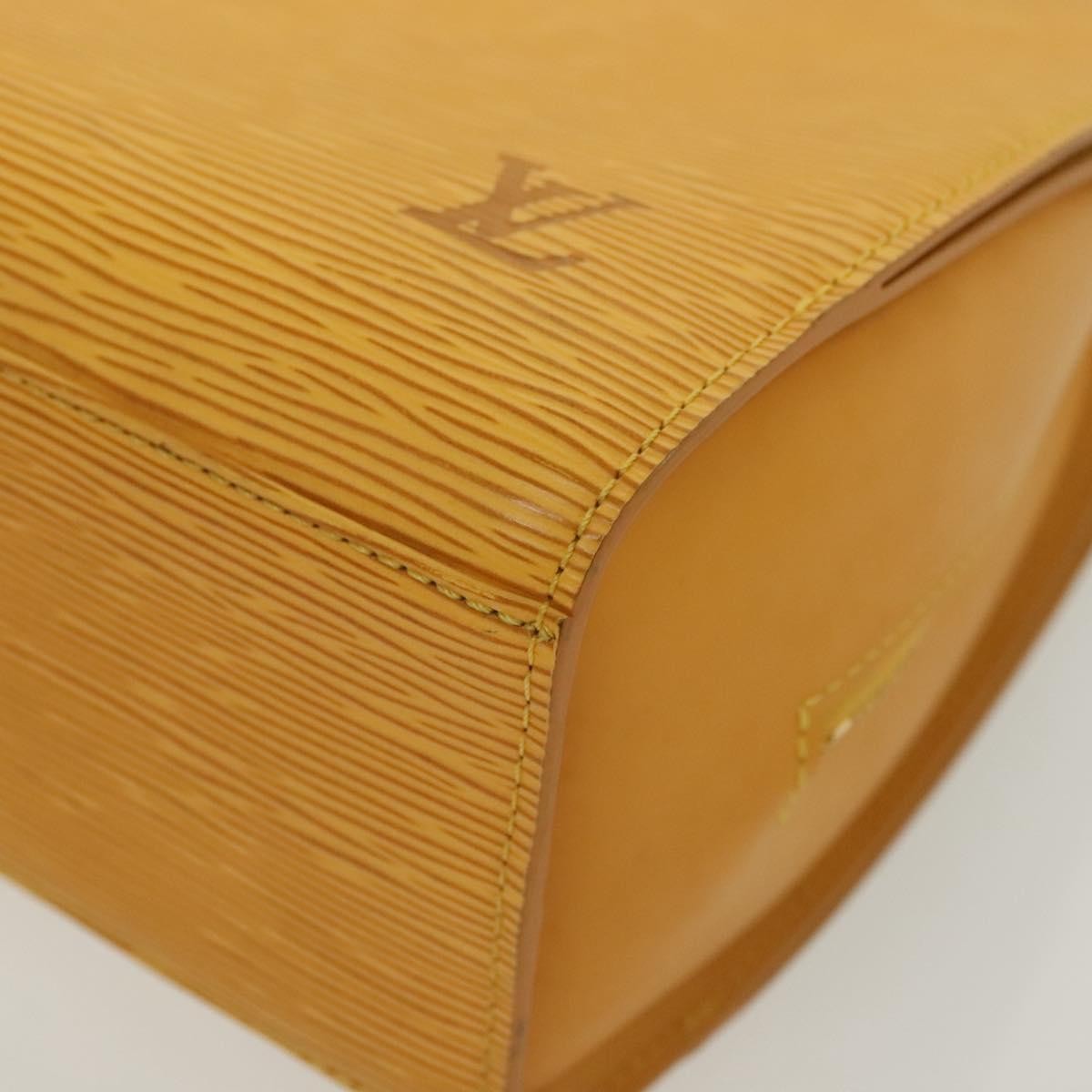 Louis Vuitton Pont Neuf Handbag Epi Leather, YELLOW, LEATHER, Handbag