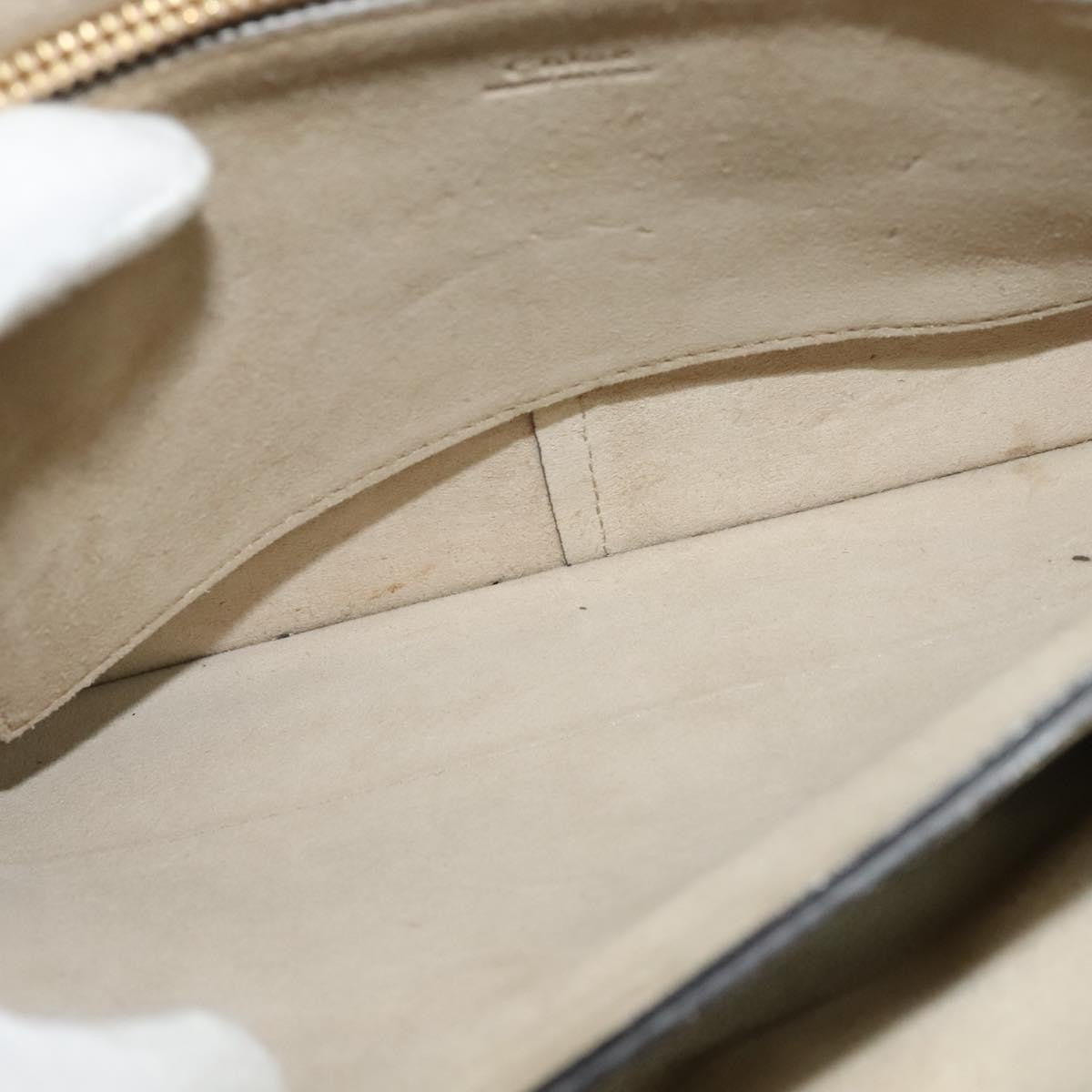 Chloe Faye Shoulder Bag Leather and Suede, GRAY, SUEDE, Shoulder bag