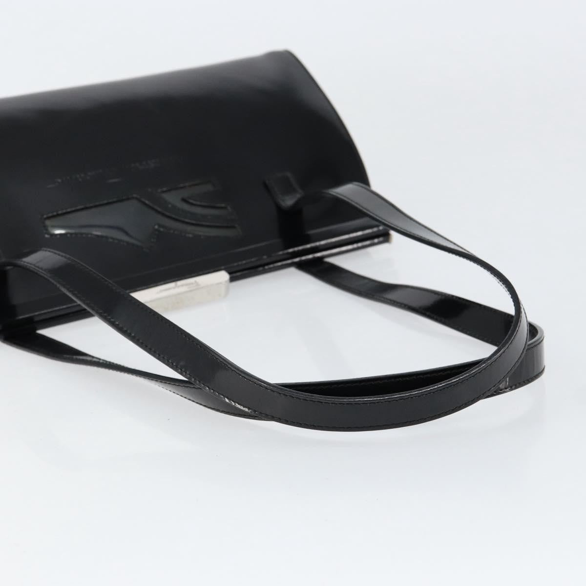 Salvatore Ferragamo Vintage Tote bag Patent Leather, BLACK, PATENT_LEATHER, Tote bag