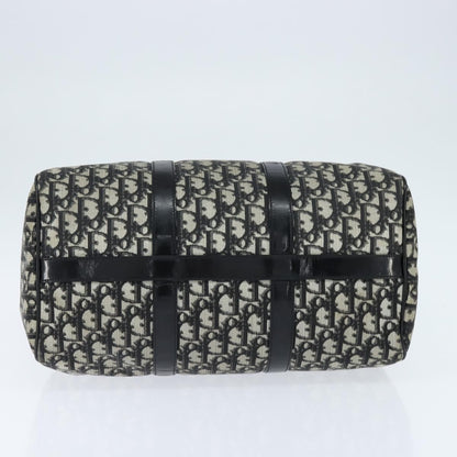 Christian Dior Vintage Trotter Boston Bag Diorissimo Canvas, BLACK, CANVAS, Handbag