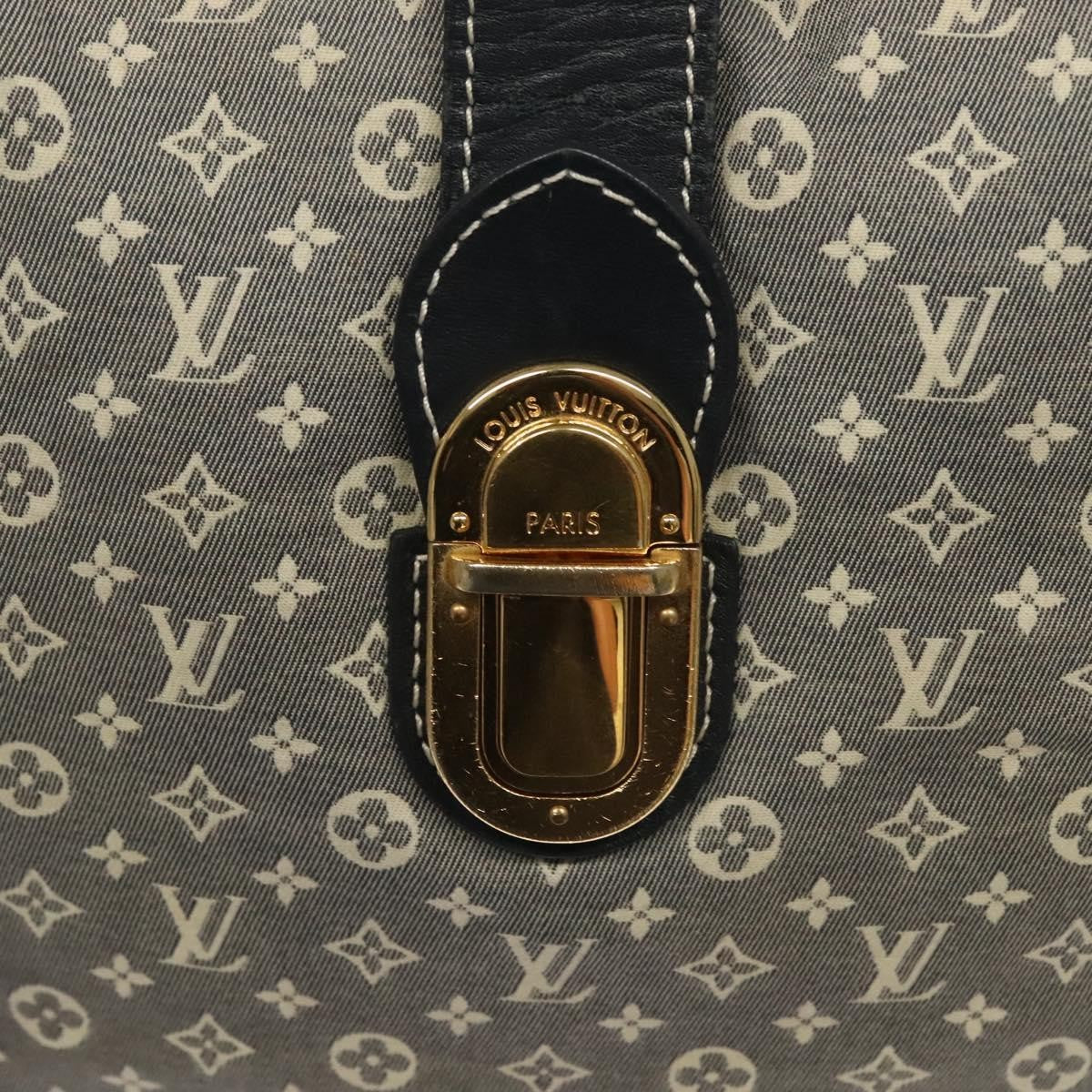 Louis Vuitton Elegie Handbag Monogram Idylle, NAVY, CANVAS, Handbag