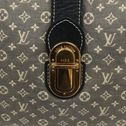 Louis Vuitton Elegie Handbag Monogram Idylle, NAVY, CANVAS, Handbag