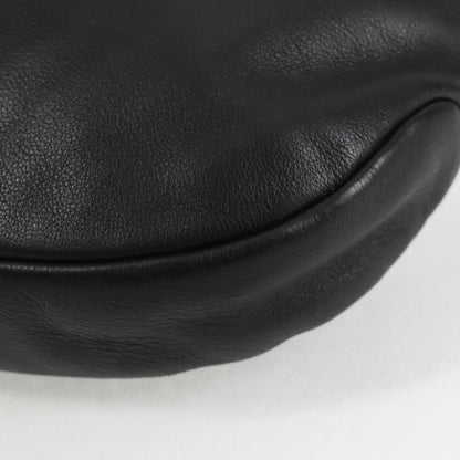 Salvatore Ferragamo Vala Shoulder Bag Leather, BLACK, LEATHER, Shoulder bag