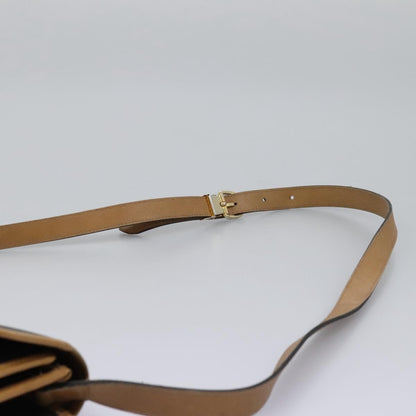 Christian Dior Vintage Honeycomb Flap Crossbody Bag Canvas and Leather, BLACK, CANVAS, Crossbody bag