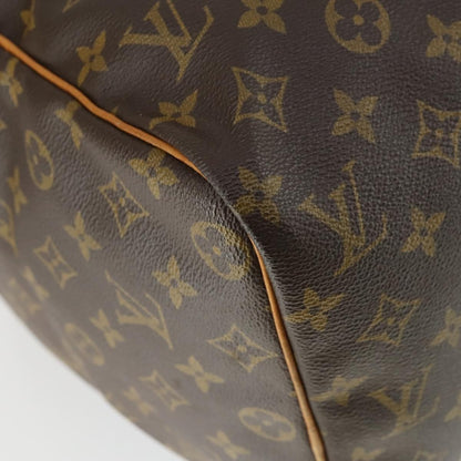 Louis Vuitton Sac Souple Handbag Monogram Canvas, BROWN, CANVAS, Travel bag