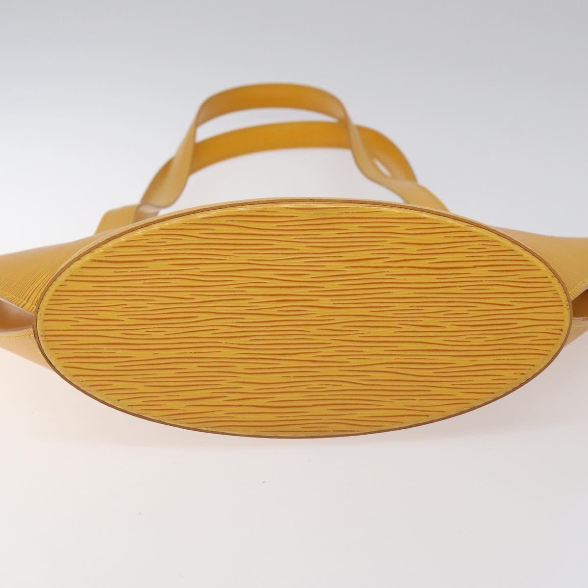Louis Vuitton Saint Jacques Handbag Epi Leather, YELLOW, LEATHER, Handbag