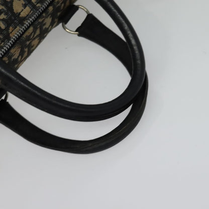 Christian Dior Vintage Trotter Boston Bag Diorissimo Canvas, NAVY, CANVAS, Handbag