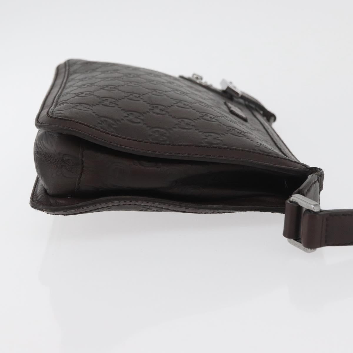 Gucci Zip Pouch Leather, BROWN, LEATHER, Clutche & pouche