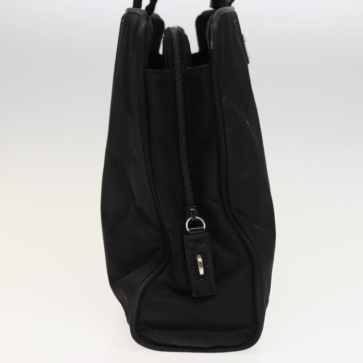 Prada Bowling Shoulder Bag Tessuto, BLACK, NYLON, Shoulder bag