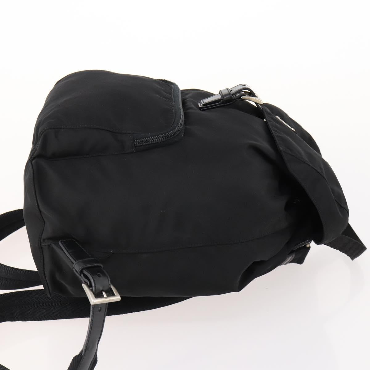 Prada Front Pocket Backpack Tessuto, BLACK, NYLON, Backpack