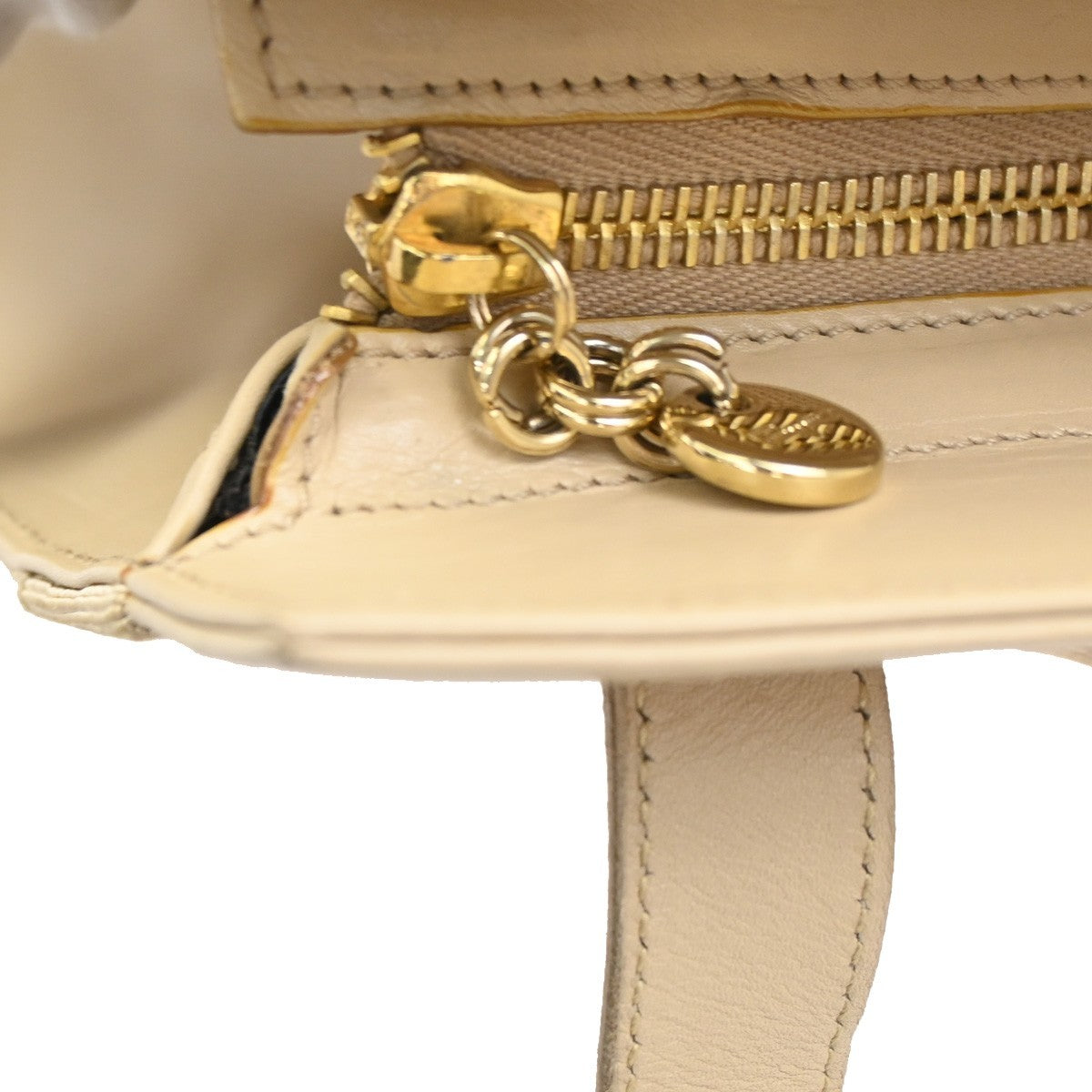 Salvatore Ferragamo Vara shoulder Bag Leather, Beige, Leather, Shoulder Bag