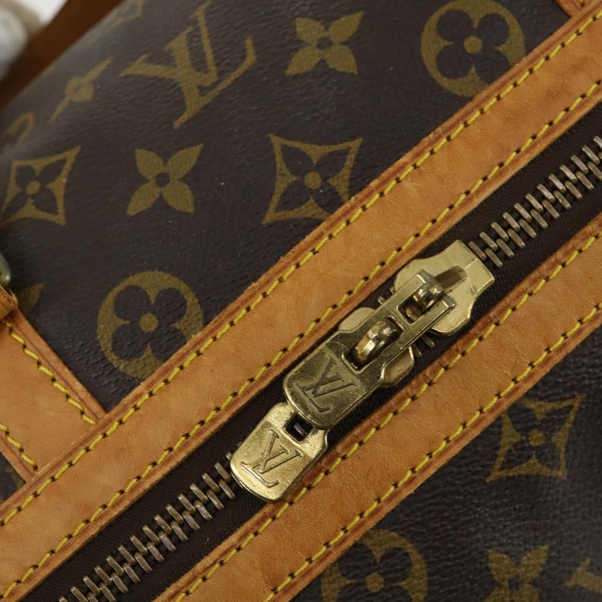 Louis Vuitton Sac Souple Handbag Monogram Canvas, BROWN, CANVAS, Travel bag