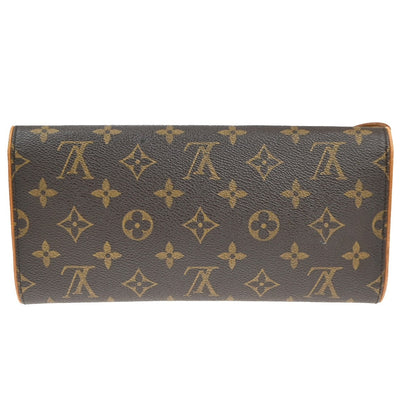Louis Vuitton Twin Handbag Monogram Canvas, BROWN, CANVAS, Shoulder bag