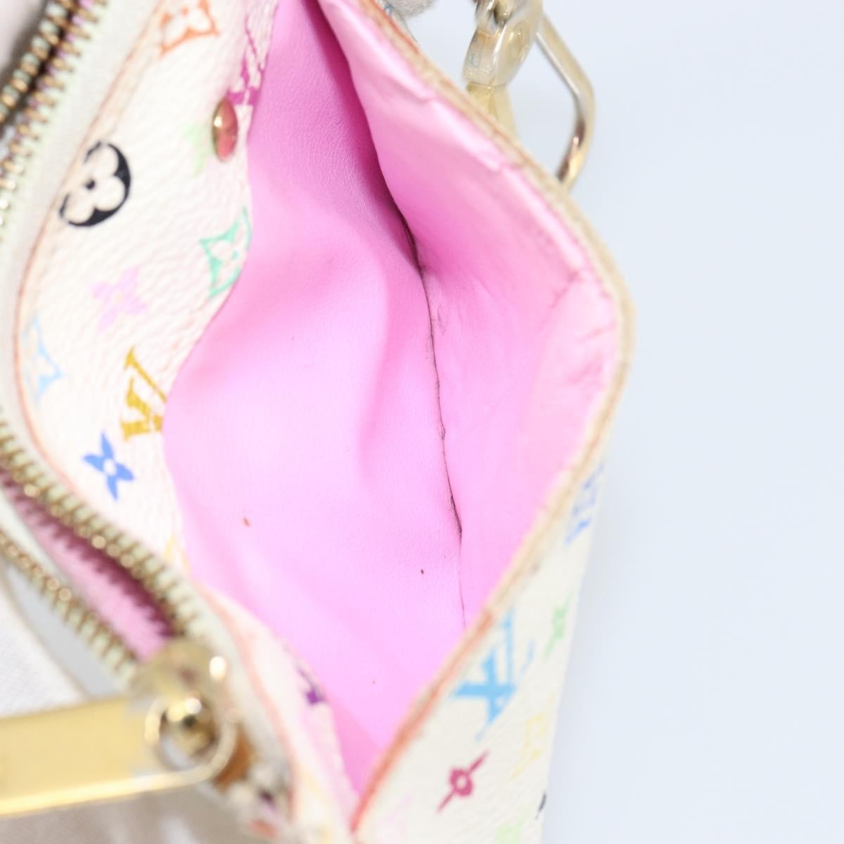 Louis Vuitton Pochette Cles Key Pouch Reverse Monogram Giant, MULTICOLOUR, CANVAS, Clutche & pouche