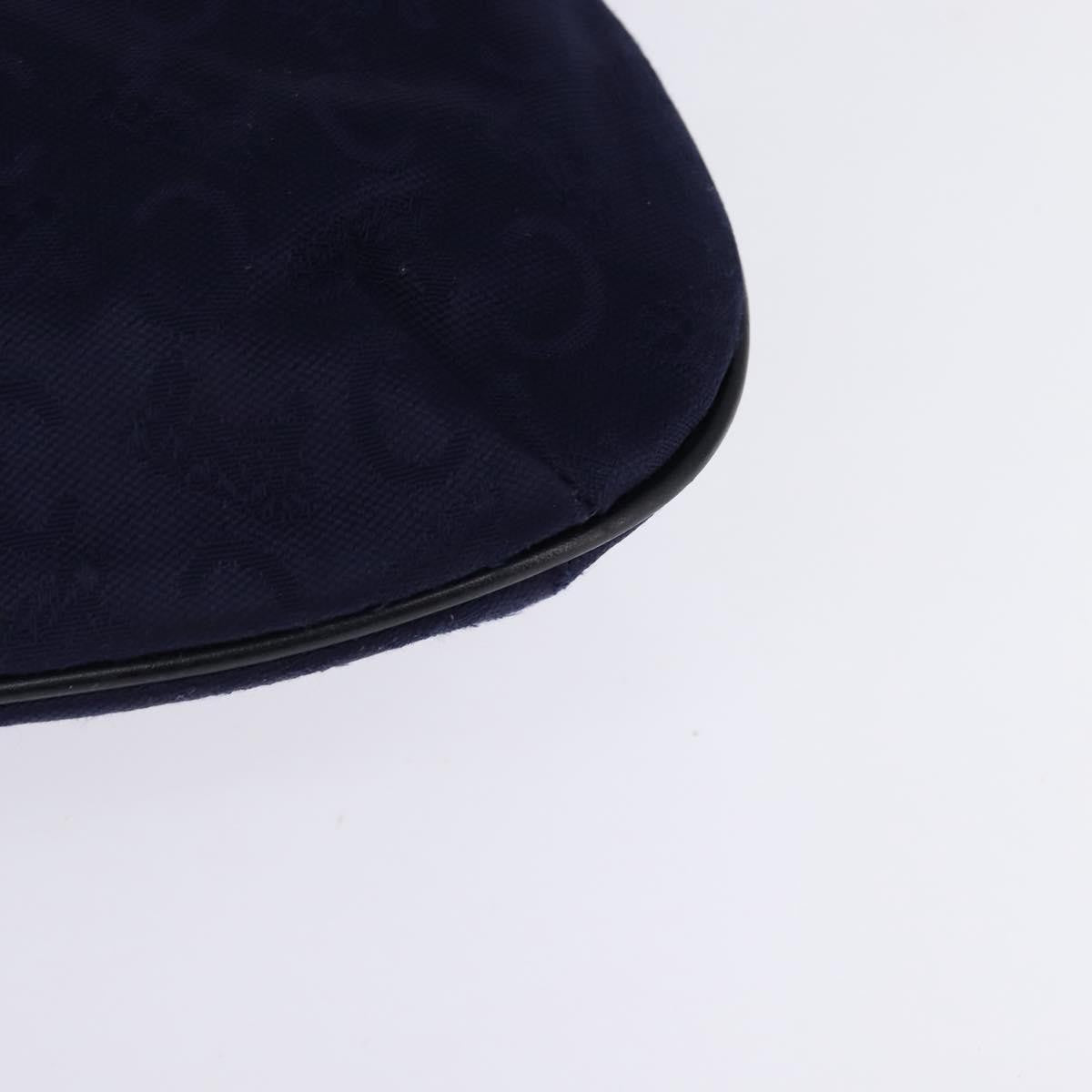 Celine C Sulky Handbag Canvas, NAVY, CANVAS, Handbag