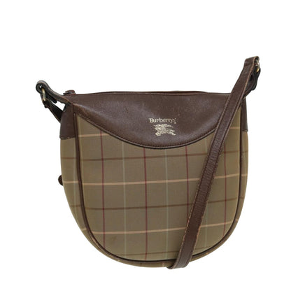 Burberry Nova check Shoulder bag Canvas, BEIGE, CANVAS, Shoulder bag