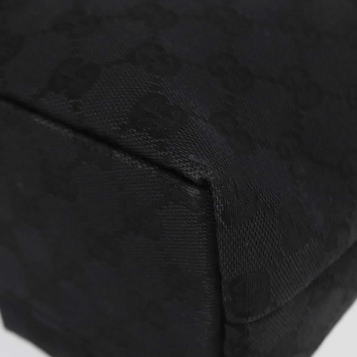 Gucci Double Pocket Tote GG Canvas, BLACK, CANVAS, Handbag