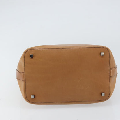 Gucci Vintage Handbag Leather, BROWN, LEATHER, Handbag