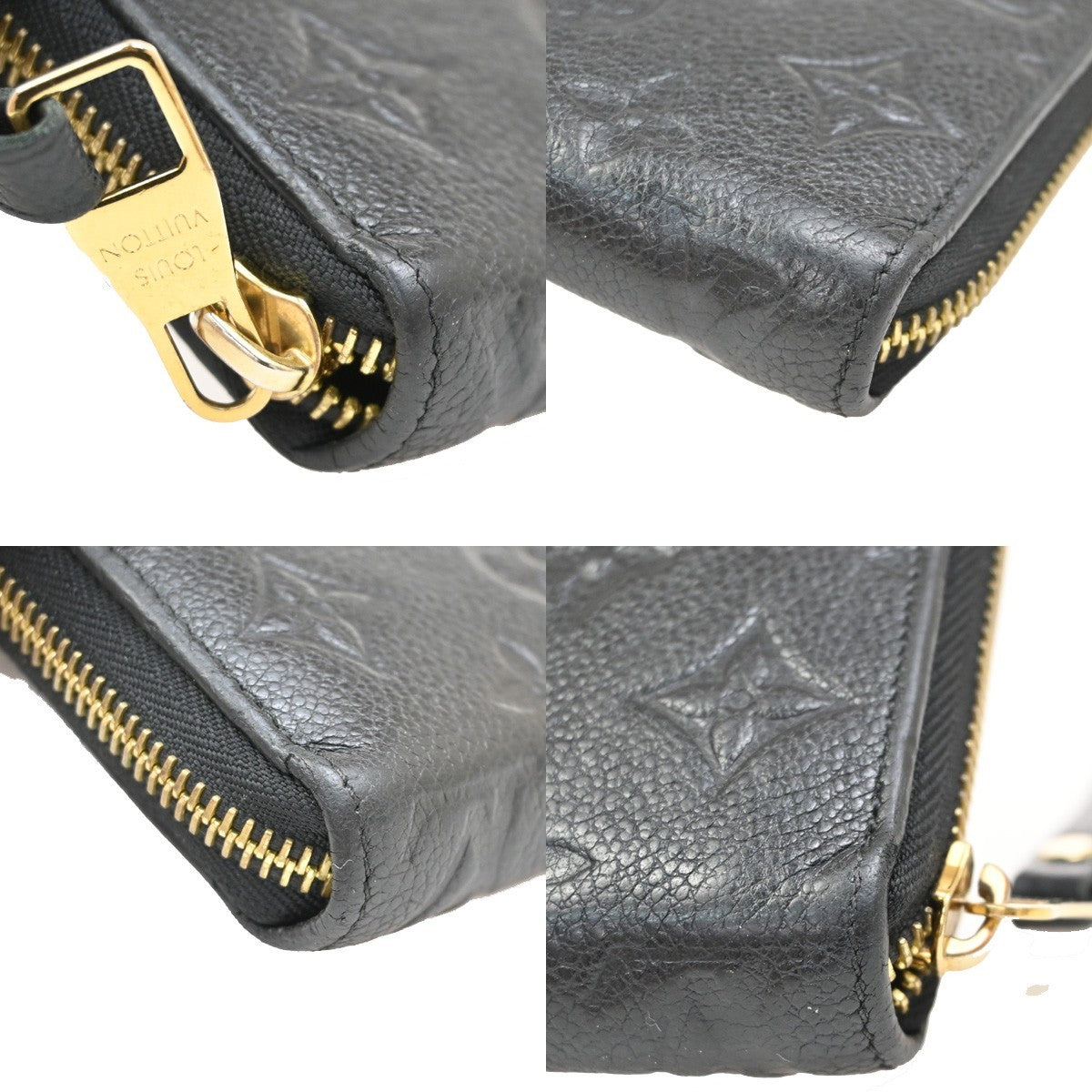 Louis Vuitton Portefeuille zippy Monogramme Empreinte Monogramme Empreinte, BLACK, LEATHER, Wallets