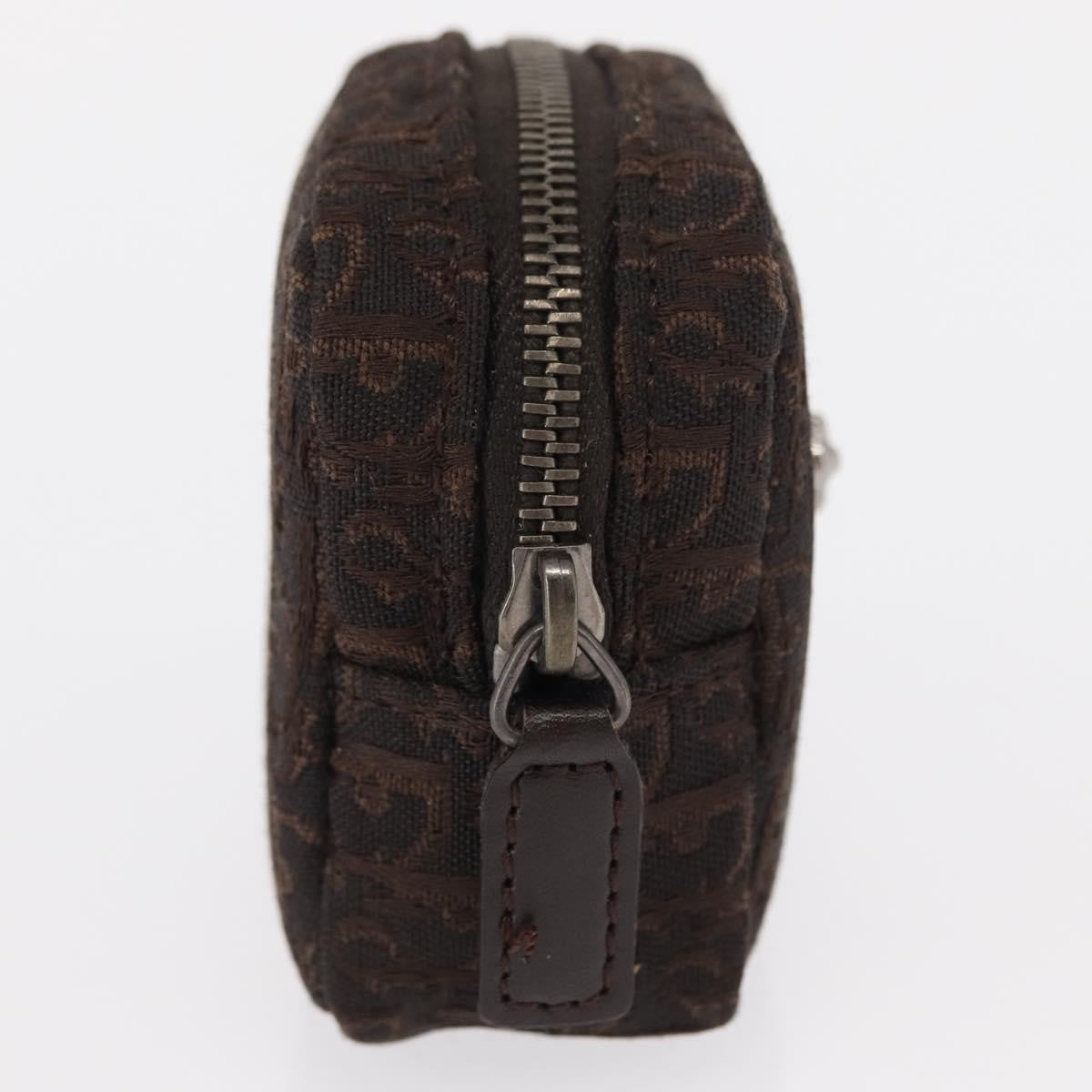 Christian Dior Vintage Trotter Pouch Canvas, BROWN, CANVAS, Clutche & pouche