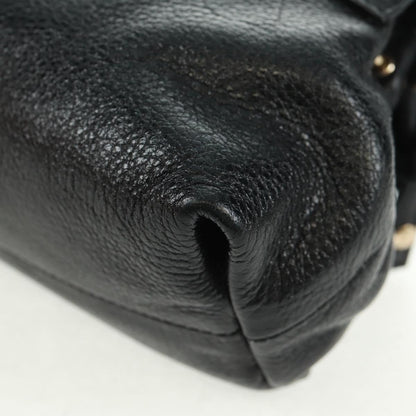 Chloe Lily Shoulder bag Leather, BLACK, LEATHER, Shoulder bag