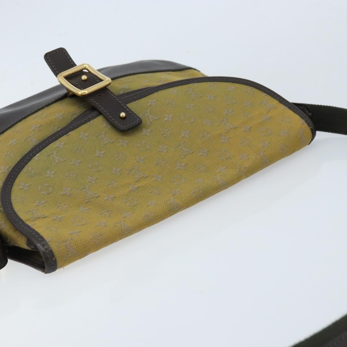 Louis Vuitton Marjorie Handbag Mini Lin, KHAKI, CANVAS, Shoulder bag