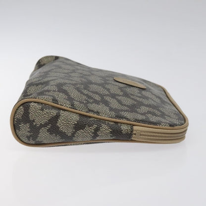 Saint Laurent Vintage Clutch PVC, BROWN, PVC, Clutche & pouche