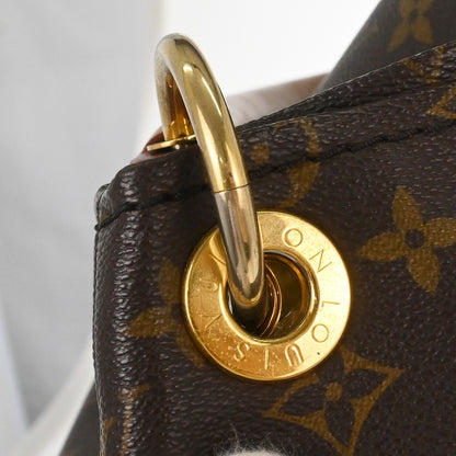 Louis Vuitton Artsy Handbag Monogram Canvas, Brown, Canvas, Handbag