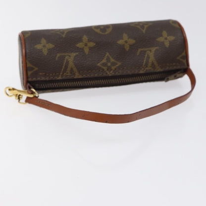 Louis Vuitton Papillon Pochette Monogram Canvas, BROWN, CANVAS, Handbag
