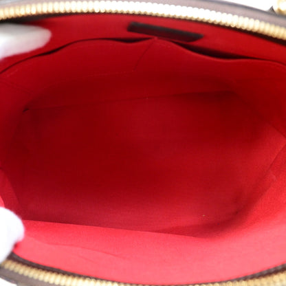 Louis Vuitton Verona Handbag Damier, BROWN, CANVAS, Shoulder bag