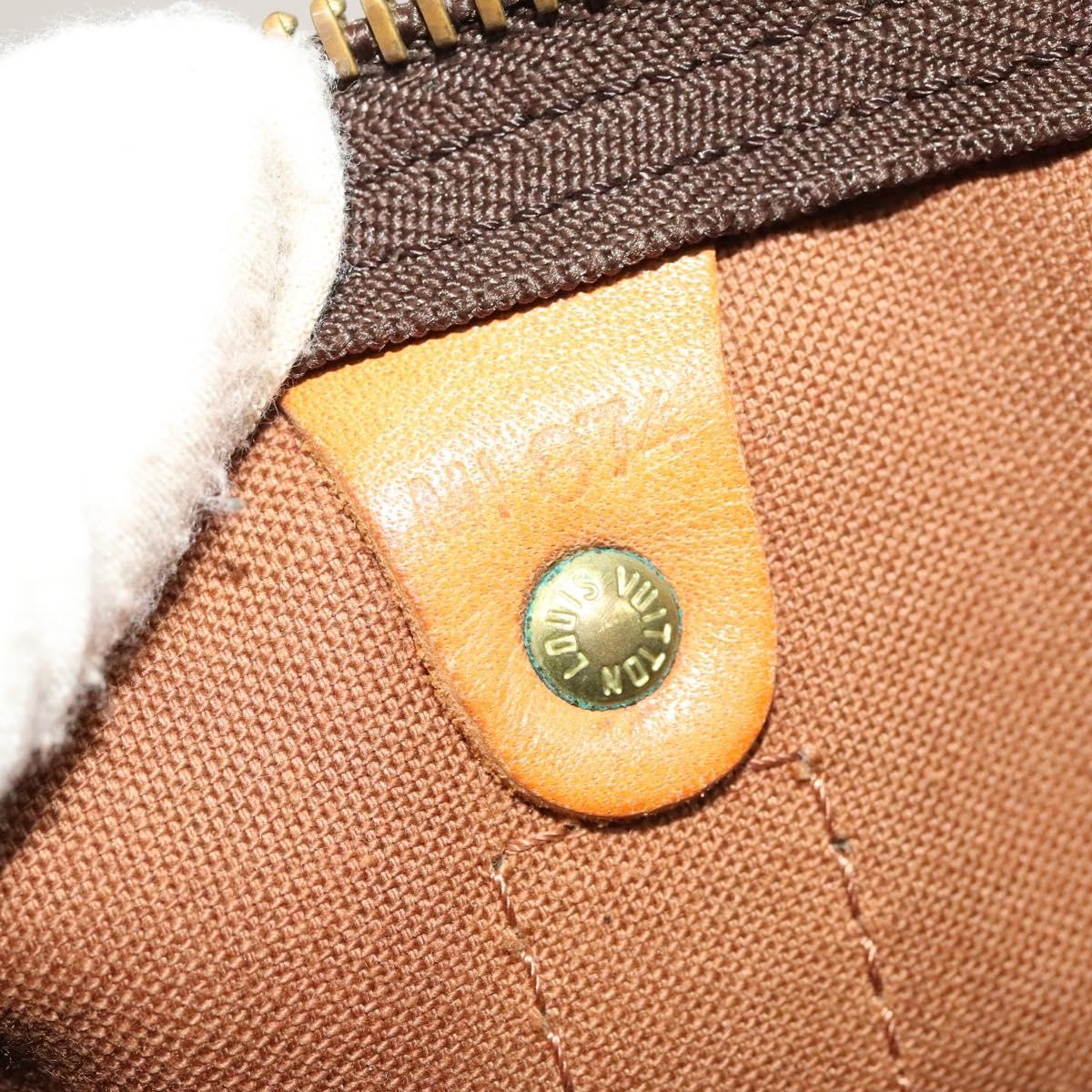 Louis Vuitton Keepall Bag Monogram Canvas, BROWN, CANVAS, Travel bag