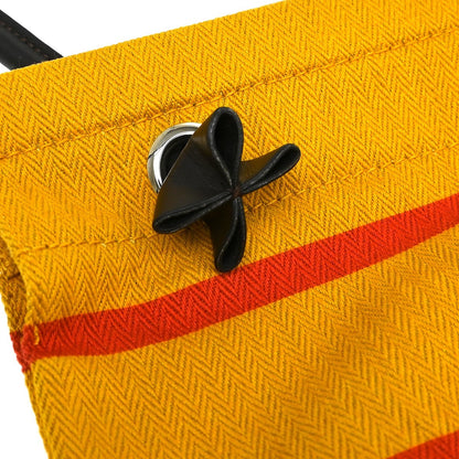 Hermes Cabas Tote Toile with Leather, Multicolour, Cotton, Shoulder Bag