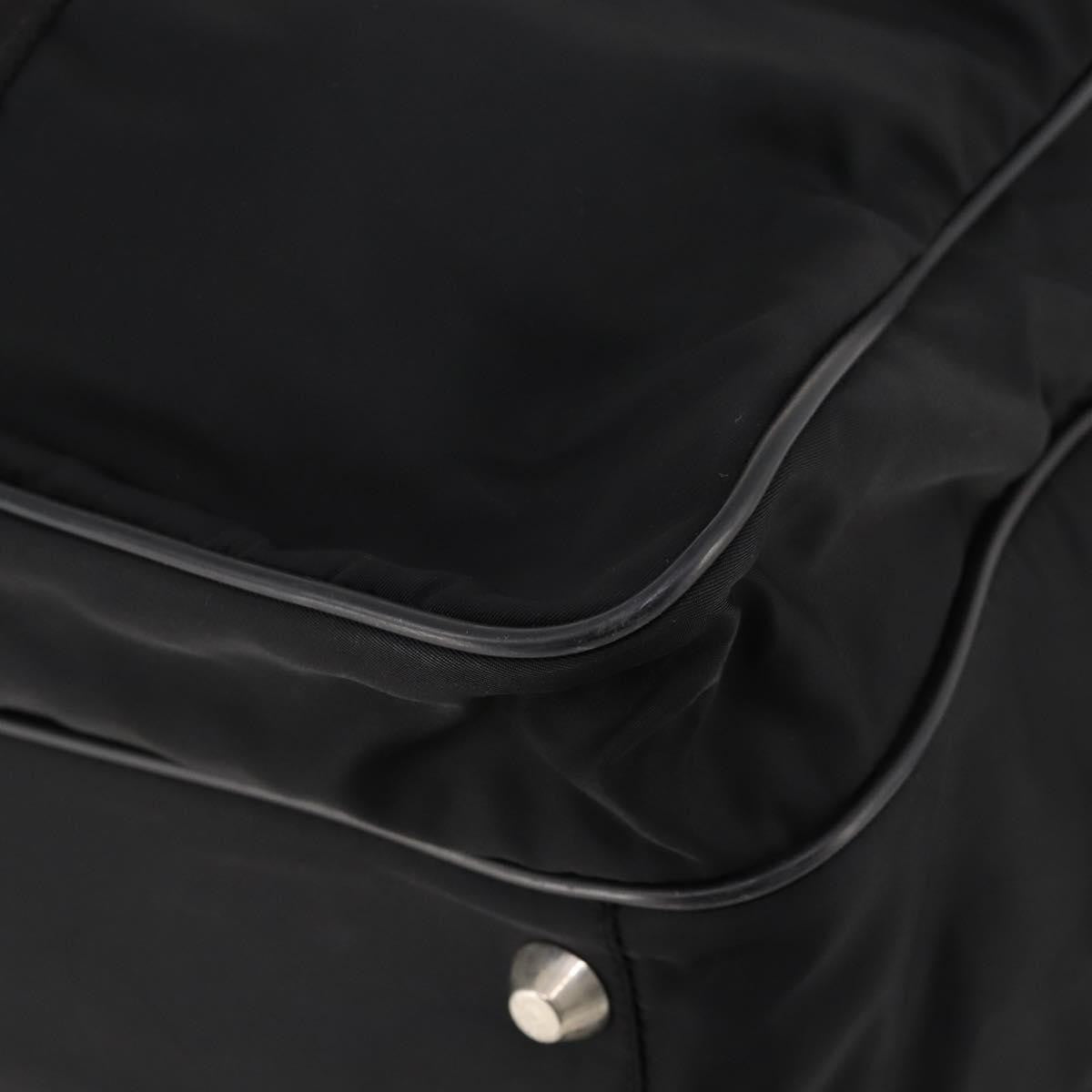 Prada Vintage Boston Bag Nylon, Black, Nylon, Travel Bag