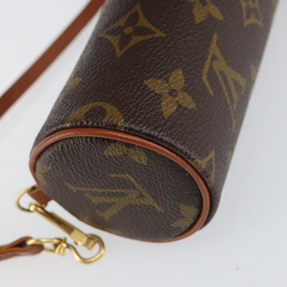 Louis Vuitton Papillon Pochette Monogram Canvas, BROWN, CANVAS, Clutche & pouche