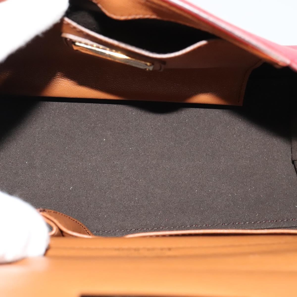 Salvatore Ferragamo Sofia Satchel Leather, RED, LEATHER, Handbag