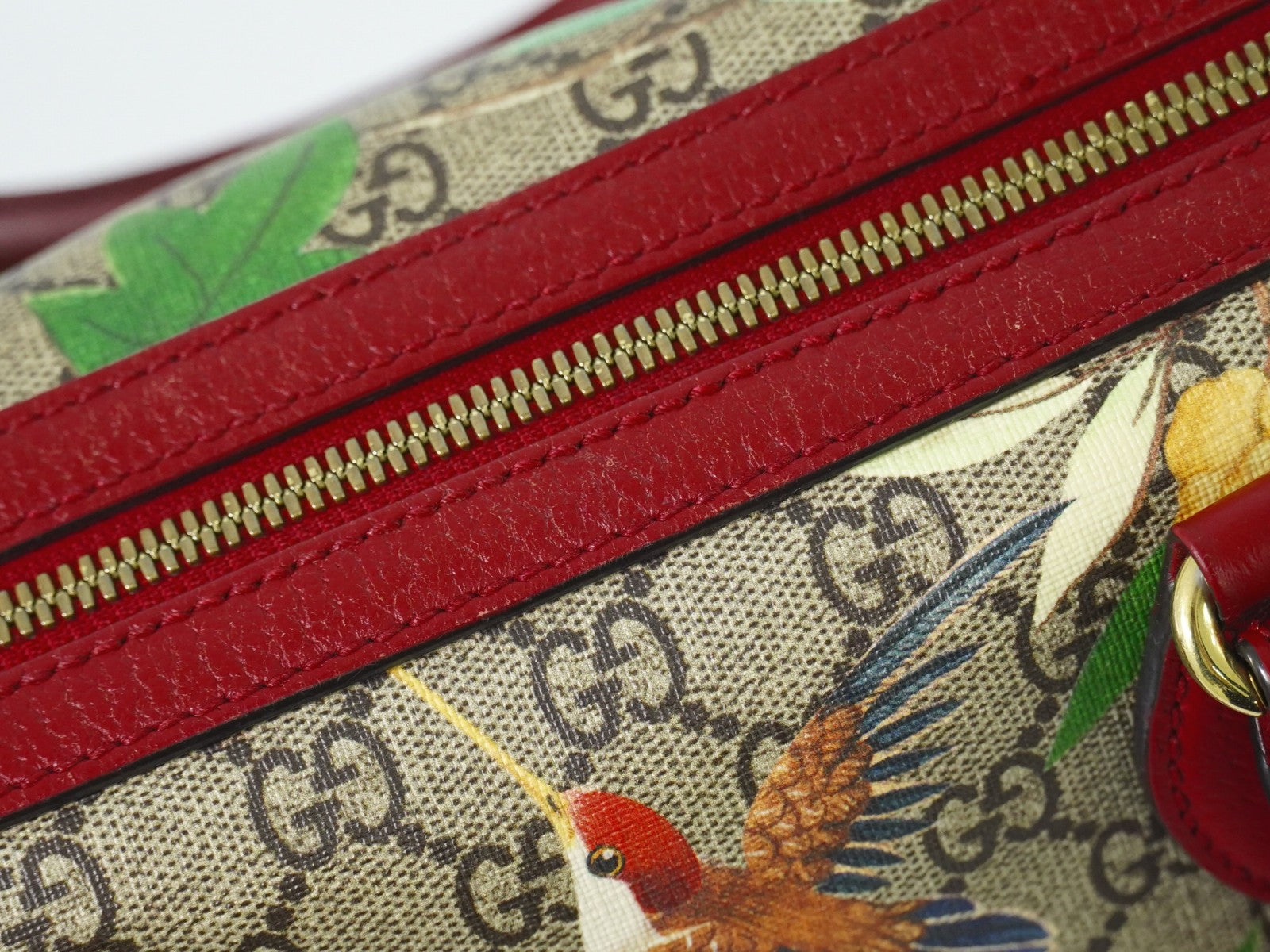 Gucci Convertible Boston Bag Tian Print GG Coated Canvas, MULTICOLOUR, CANVAS, Travel bag