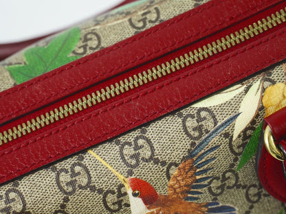 Gucci Convertible Boston Bag Tian Print GG Coated Canvas, MULTICOLOUR, CANVAS, Travel bag