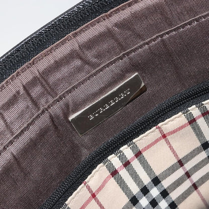 Burberry Vintage tote bag Leather, BLACK, LEATHER, Tote bag