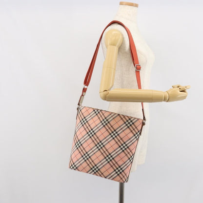 Burberry Nova check Shoulder bag Canvas, PINK, CANVAS, Shoulder bag